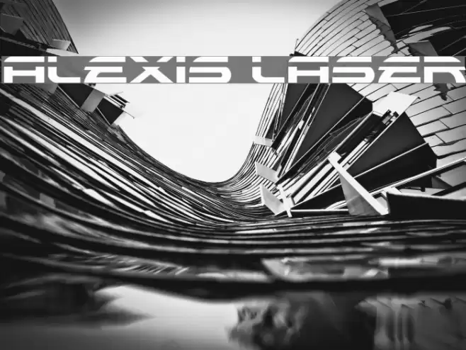 Alexis Laser Font examples