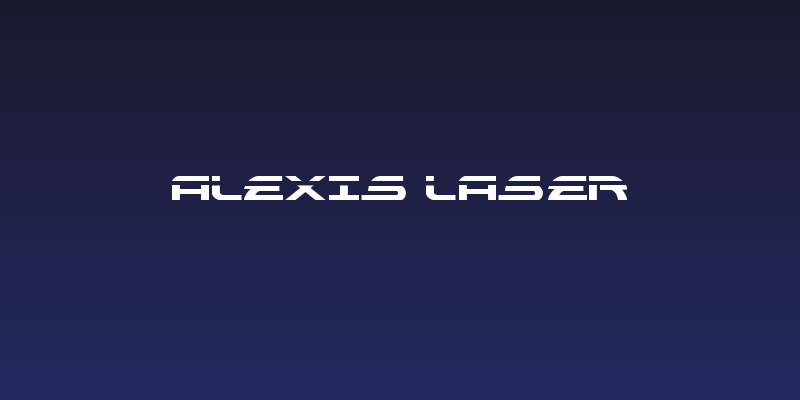 Alexis Laser Social Header