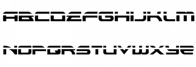 Alexis Laser फ़ॉन्ट लोअरकेस