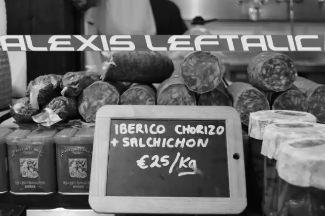 Alexis Leftalic Fonte examples