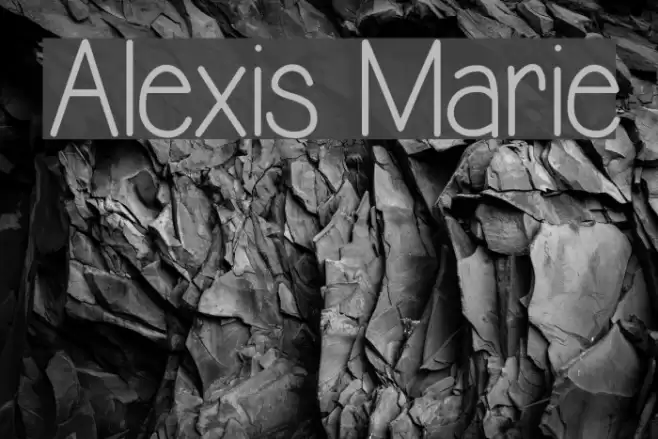 Alexis Marie Font examples