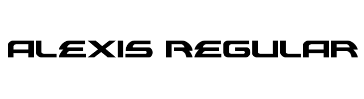 Alexis Regular  Free Fonts Download