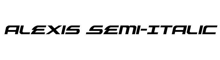 Alexis Semi-Italic  フリーフォントのダウンロード
