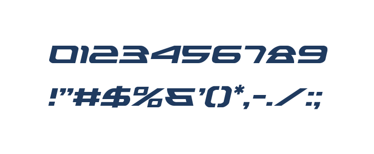 Alexis Semi-Italic Other Characters
