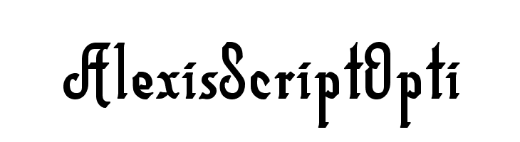 AlexisScriptOpti Font