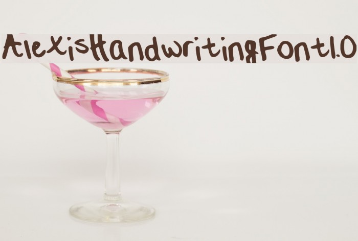 Alexis__Handwriting_Font_1.0 Font examples