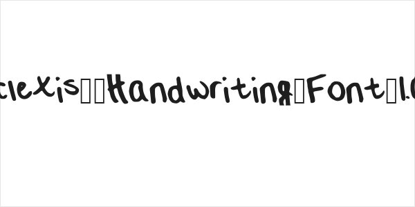 Alexis__Handwriting_Font_1.0 Logo