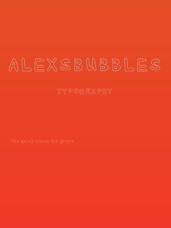 AlexsBubbles Poster