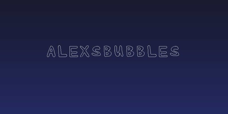 AlexsBubbles Social Header