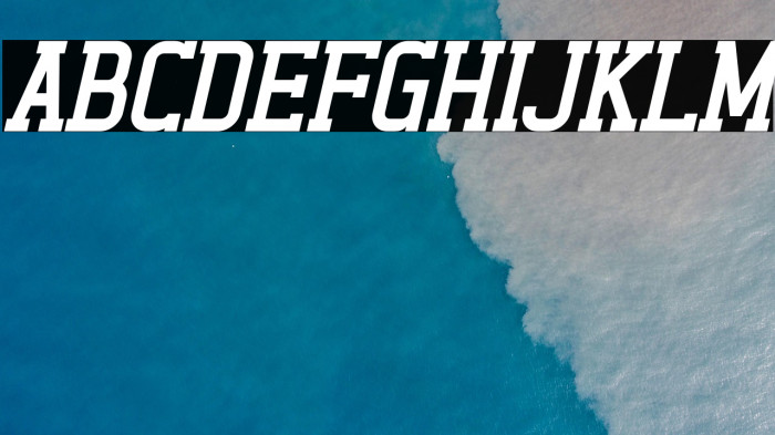 Alexside Italic Example 1