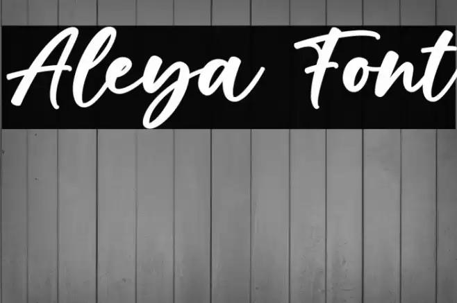 Aleya फ़ॉन्ट examples