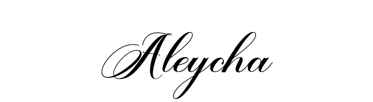 Aleycha  免费字体下载