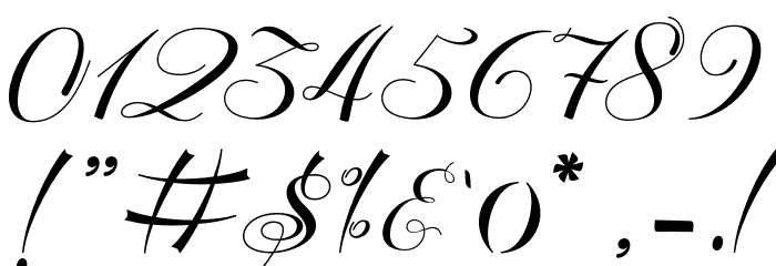 Aleycha Font OTHER CHARS
