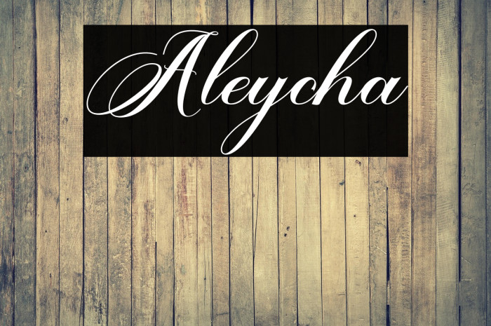 Aleycha Example 1