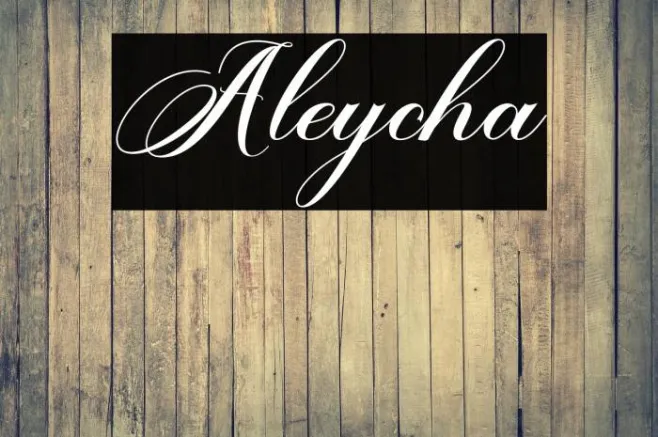 Aleycha Example 1