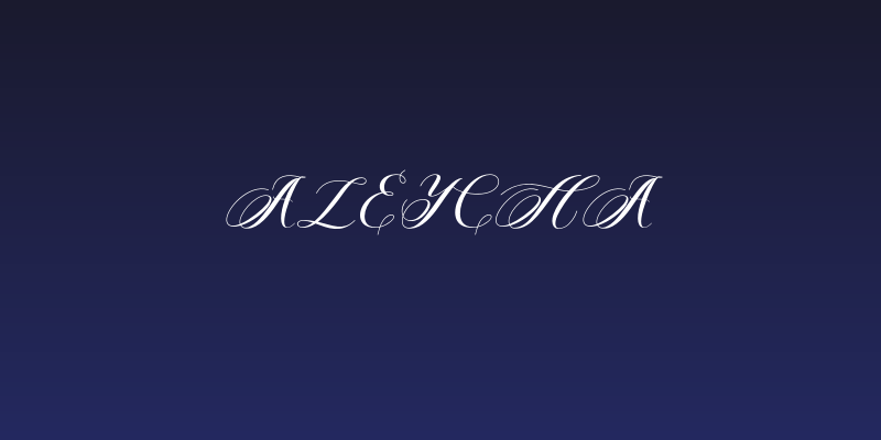 Aleycha Social Header