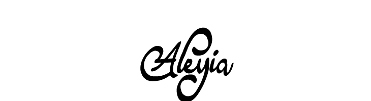 Aleyia  Free Fonts Download