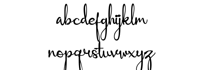 Aleyna Font LOWERCASE