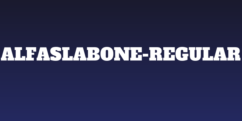 AlfaSlabOne-Regular Social Header