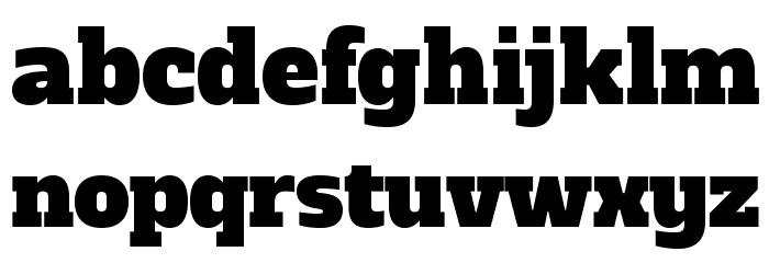AlfaSlabOne-Regular フォント 小文字