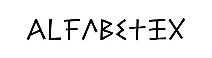 Alfabetix फ़ॉन्ट
