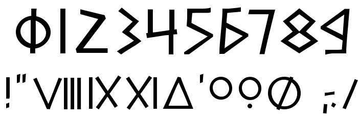 AlfabetixG Font OTHER CHARS