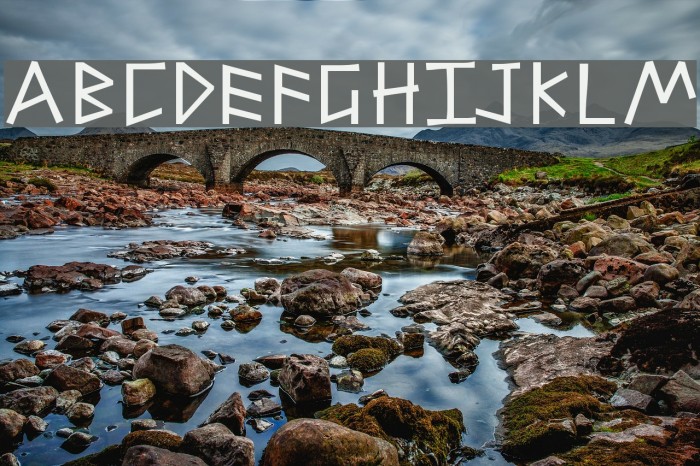 AlfabetixG Font examples