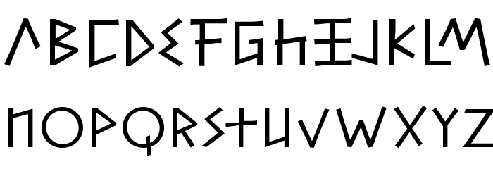 AlfabetixG Font LOWERCASE
