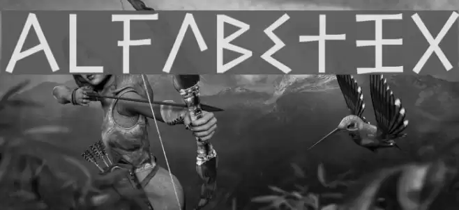 Alfabetix Font examples
