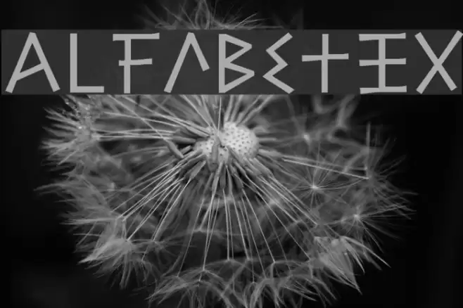 Alfabetix Font examples
