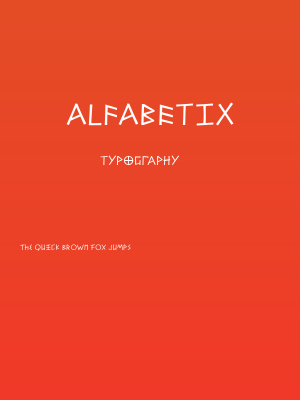Alfabetix Poster