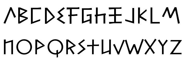 Alfabetix Font LOWERCASE