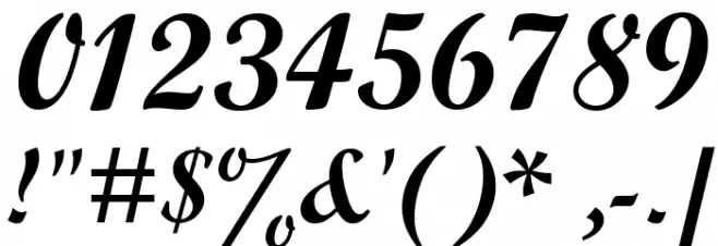 Alfaowner Script Bold Italic Fuentes OTROS CHARS