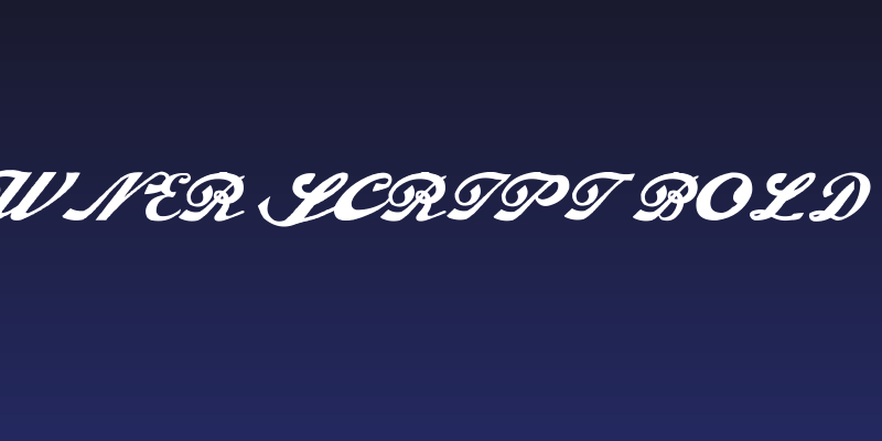 Alfaowner Script Bold Italic Social Header