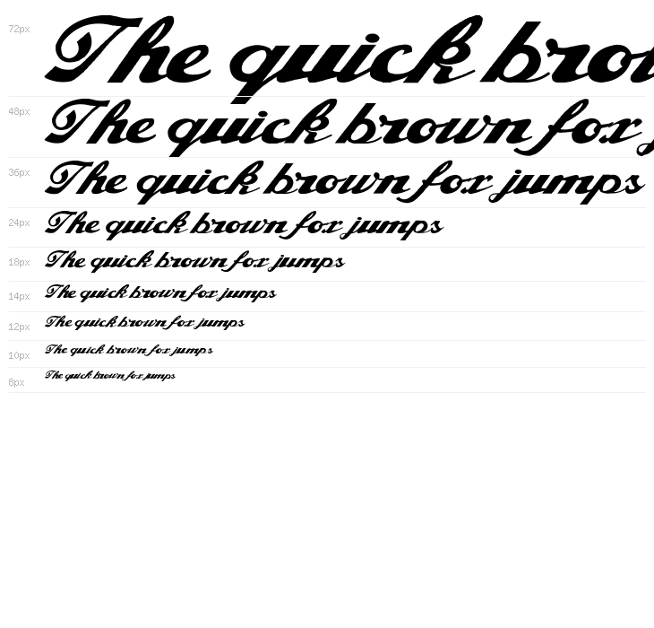 Alfaowner Script Bold Italic Waterfall