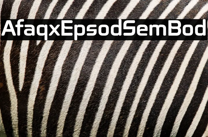 Alfaqix Ellipsoid Semi Bold Example 1