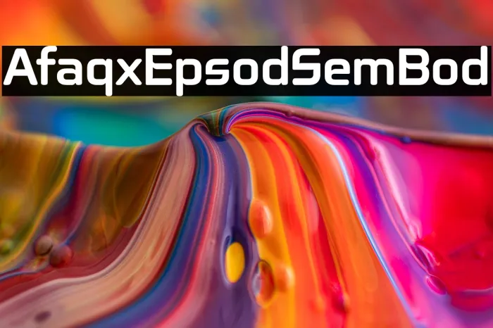 Alfaqix Ellipsoid Semi Bold Example 2