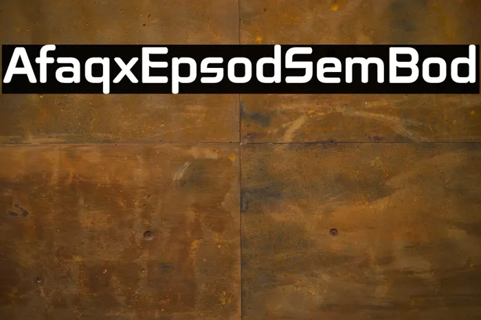 Alfaqix Ellipsoid Semi Bold Example 3