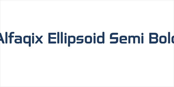 Alfaqix Ellipsoid Semi Bold Logo