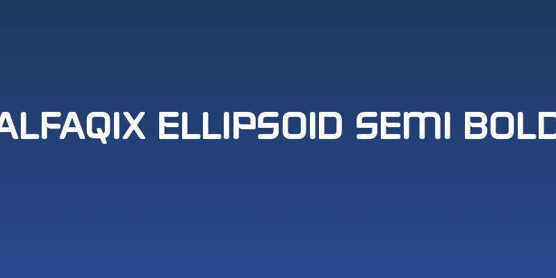 Alfaqix Ellipsoid Semi Bold Social Header