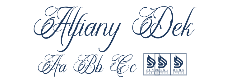 Alfiany Dek Font Preview