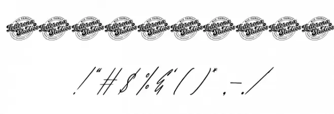 Alfinstare Qobylatin DEMO VERSI Italic خط محارف أخرى