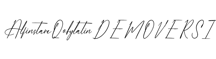 Alfinstare Qobylatin DEMO VERSI  تنزيل الخطوط