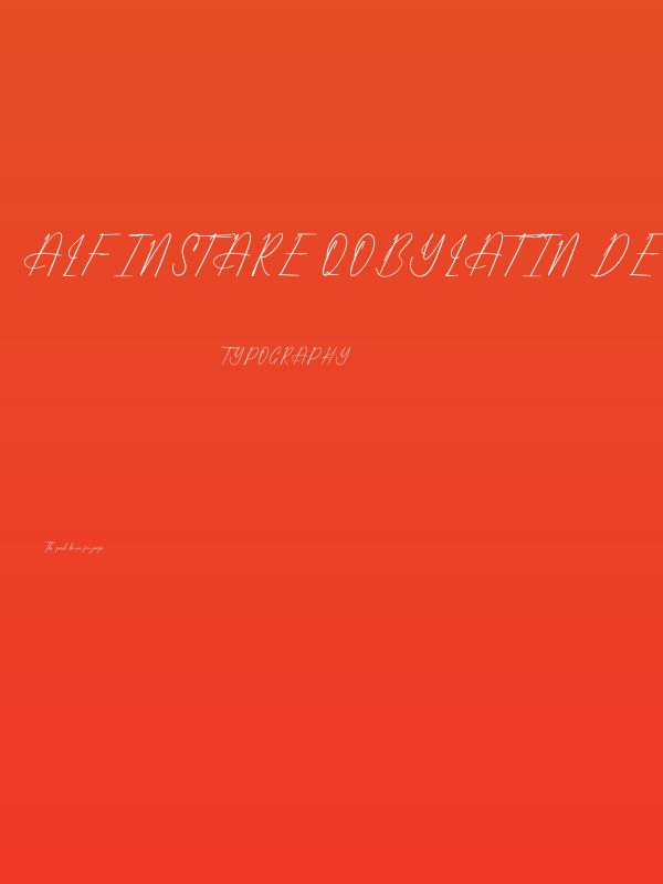 Alfinstare Qobylatin DEMO VERSI Poster