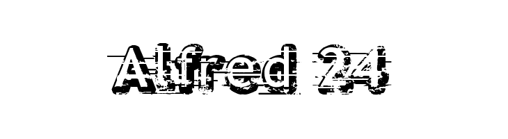 Alfred 24 Font