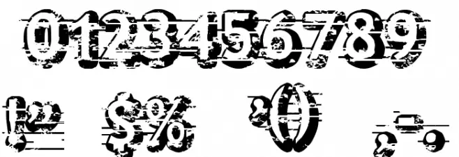 Alfred 24 Font Alte caractere