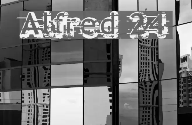 Alfred 24 Font examples