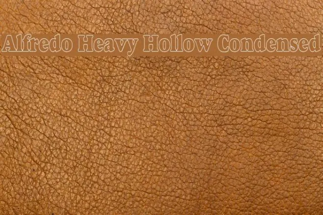 Alfredo Heavy Hollow Condensed Example 3