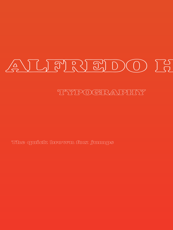 Alfredo Heavy Hollow Expanded Poster