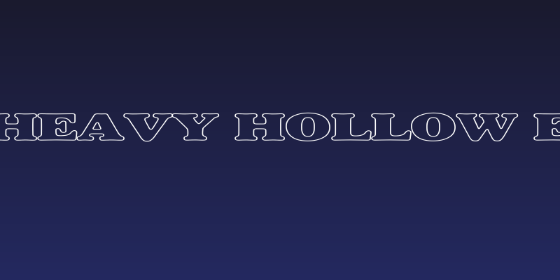 Alfredo Heavy Hollow Expanded Social Header